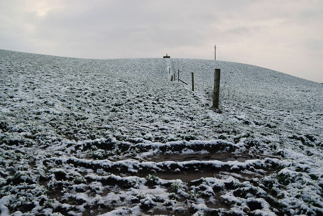 Snow on a hill. Mountjoy Forest East