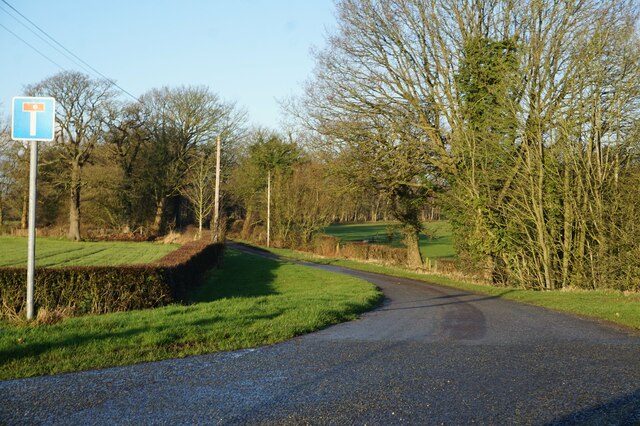 Track leading to Hollowood Farm