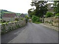 The road outside Upper Swainswick church