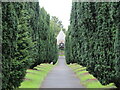 Dead straight in Cannington cemetery