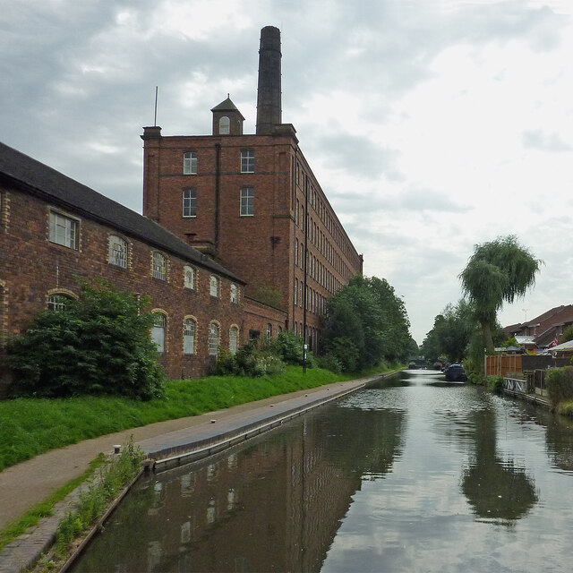 Canal and Tolson's Mill at Fazeley,... © Roger D Kidd :: Geograph ...