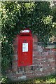 SJ8067 : George VI Postbox on Swettenham Lane, Swettenham by Ian S