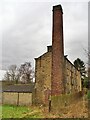 Old industrial building and chimney