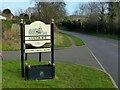 SK6435 : Cotgrave village entrance sign by Alan Murray-Rust