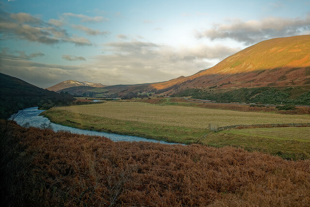 Strath Ullie with the River Helmsdale