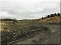 Disused opencast site near Skares