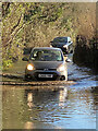 Floodwater on Maes y Bryn Road