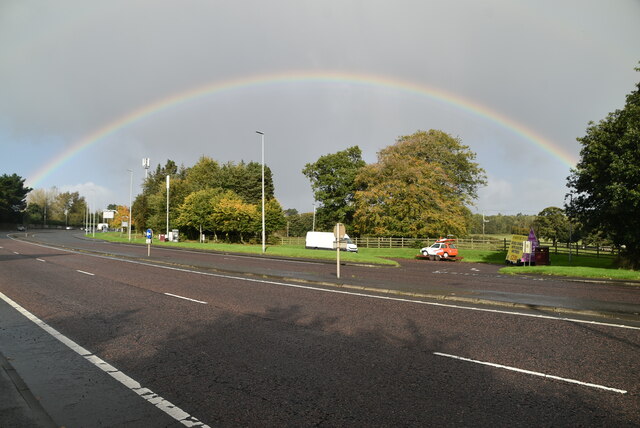 Rainbow over A515
