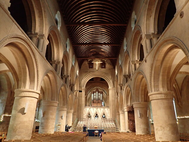 Southwell Minster, nave looking east
