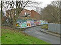 SE2935 : Mural on Ridge Road by Stephen Craven