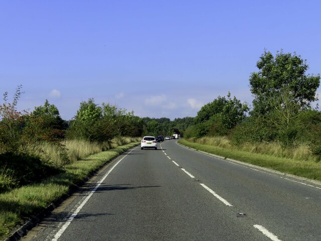 The A40 heading west near Hampnett