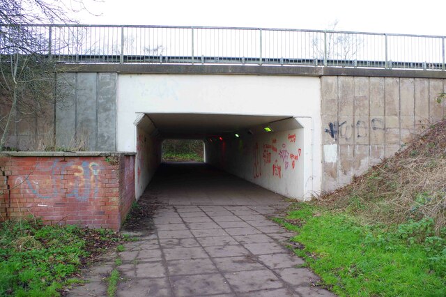 Tunnel under Roman Way (A38), Droitwich Spa, Worcs