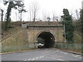 TQ4270 : Railway bridge on Yester Road, near Bromley by Malc McDonald