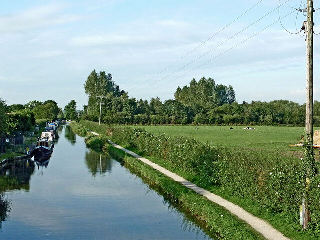 Birmingham and Fazeley Canal west of Kingsbury, Warwickshire