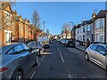 Chapter Road with the entrance to Dollis Hill station just visible at the end of the road