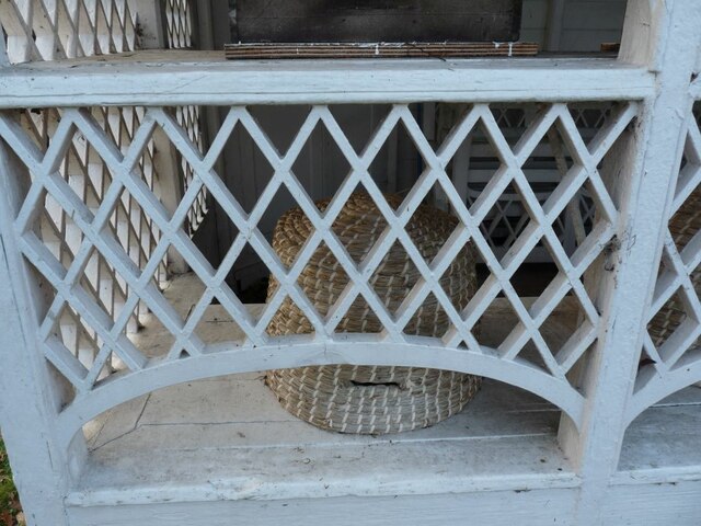 Skep inside the Bee House