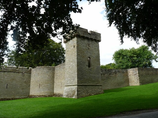 Part of the entrance to Croft Castle