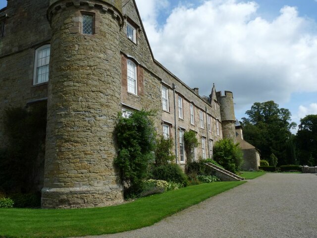 View of the side of Croft Castle