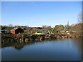 Allotments beyond the canal