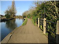 Towpath and sluice, Erewash Canal