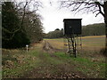 SK5871 : Shooting box near Corunna Lodge by Jonathan Thacker