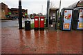 Post boxes at Nuneaton Bus Station