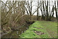 Footpath by drainage ditch