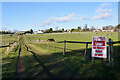 Horse paddocks at Blakedown