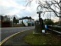 Normandy village sign: late January 2022