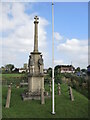 Flagpole and the memorial