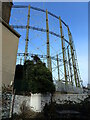 TQ3177 : Gasholder number 1 at The Oval by Marathon