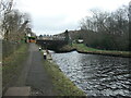 SD9416 : Ealees footbridge [no 50], Rochdale Canal, Littleborough by Christine Johnstone