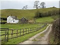 Farm track to Bryn Ellyll