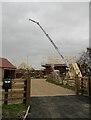 New houses under construction, Syerston