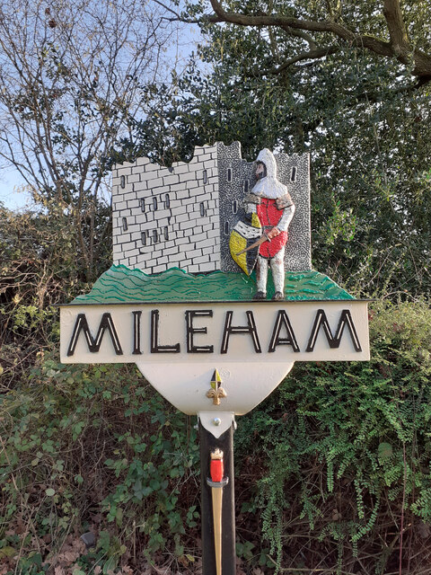 Mileham village sign