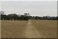 Footpath across field