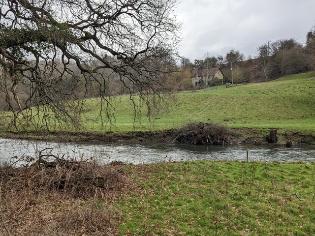 Bringewood House and the River Teme... © Fabian Musto :: Geograph ...