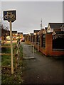 Cycle path to the school