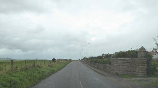 B843 eastbound at Machrihanish, Kintyre