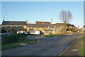 Road junction in Milcombe