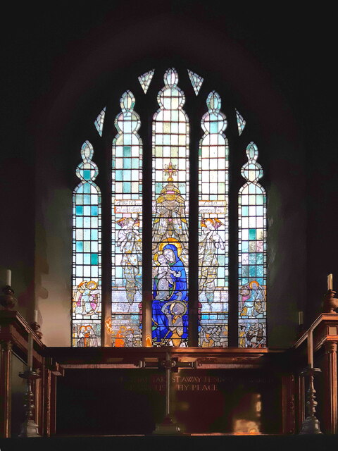 Barham, Kent, Church of St John the Baptist, East Window