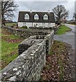 SO0826 : Three dormer windows, Llanhamlach, Powys by Jaggery