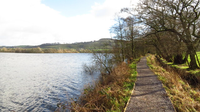 Path along south western side of Combs Reservoir