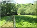 Path  to  bridge  over  Thornton  Beck  on  private  land