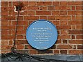 Blue plaque to William Potts 
