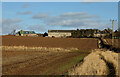 Arable fields at Galalaw Farm