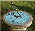 A sundial at Makerstoun Parish Churchyard