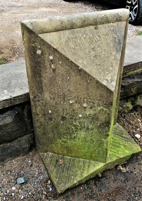 Boundary Stone At Trough Gate Car Park © Kevin Waterhouse Geograph