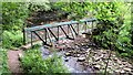 Footbridge across River Spodden