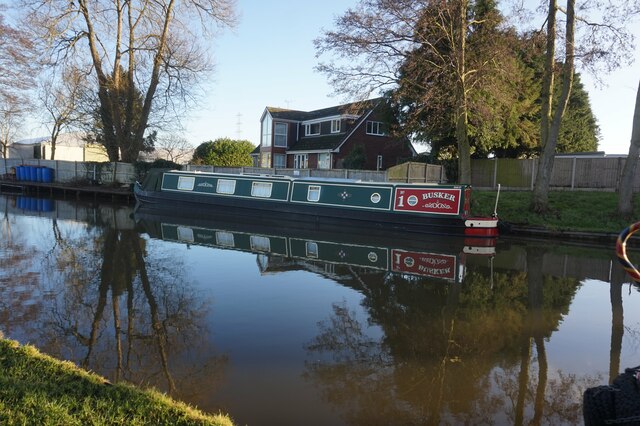 Canal boat Busker, Trent & Mersey Canal © Ian S :: Geograph Britain and ...